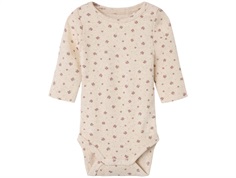 Name It peyote melange clover lace-patterned bodysuit